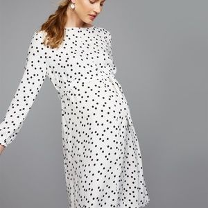 Isabella Oliver Freda Tie Front Maternity Dress